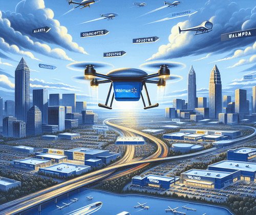 无人机送货时代来临：沃尔玛与Wing的百店扩张计划