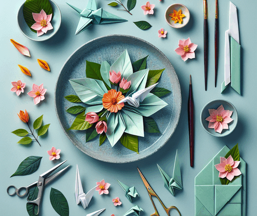 花之折纸：探索花瓣艺术的静谧之美