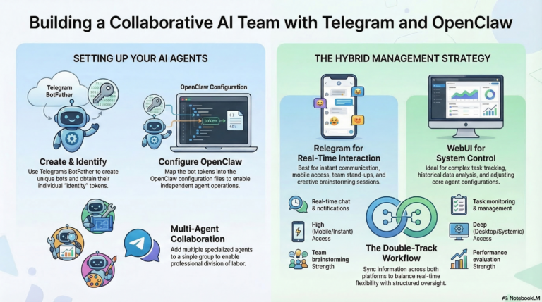 如何将AI代理连接到Telegram并构建智能协作团队