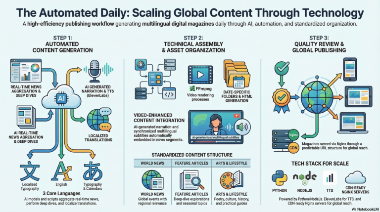 Automated Daily Magazine Generation: Our Workflow Automated Daily Magazine Generation: Our Workflow