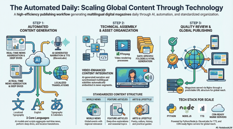 Automated Daily Magazine Generation: Our Workflow Automated Daily Magazine Generation: Our Workflow