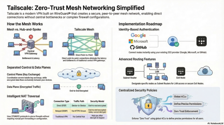 Tailscale 在Internet上构建你的私有网络
