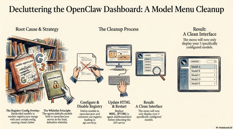 OpenClaw Dashboard 模型下拉菜单修复指南