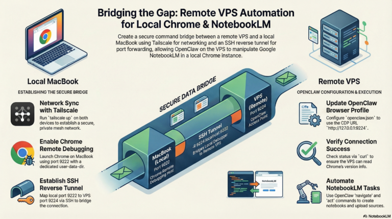 OpenClaw VPSからMacBookのNotebookLMを自動操作する完全ガイド